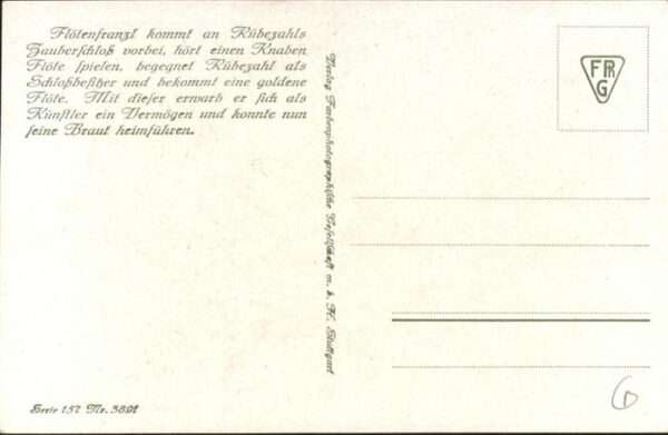 Maerchen Sagen Rübezahl Künstler F. Elssner Flötenfran – Bild 2