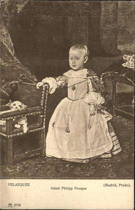 Gemaelde Velazquez Infant Philipp Prosper Madrid