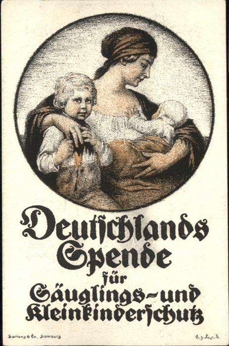 Spendenkarte Deutschlands Spende für Säuglings- und