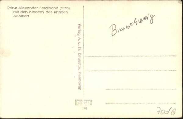 Adel Preussen Prinz Alexander Ferdinand – Bild 2