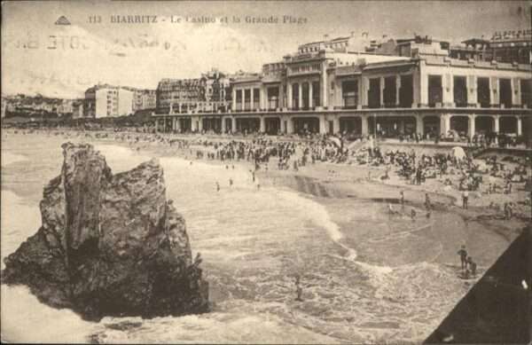 Biarritz Pyrenees Atlantiques Le Casino La Grande Plage