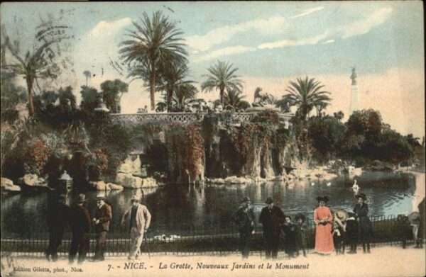 Nice Alpes Maritimes La Grotte Nouveaux Jardins Le Monument