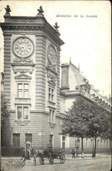 Paris [Stempelabschlag] Ministere de la Guerr