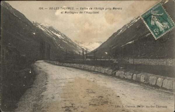Ax-les-Thermes Vallee de l'Ariege pres Merens Montagne