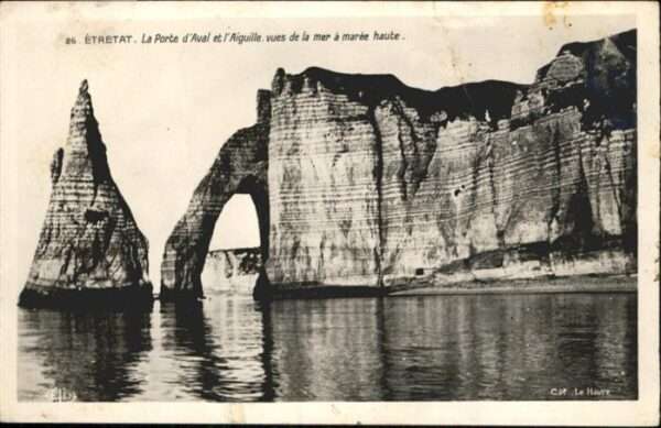 Etretat La Porte d_Aval et l'Aiguille