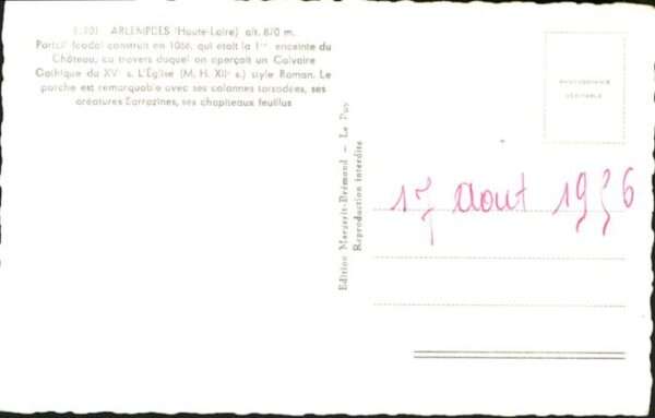Arlempdes Portall feodal construit en 1066 – Bild 2