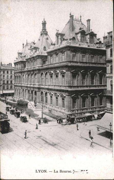 Lyon France La Bourse