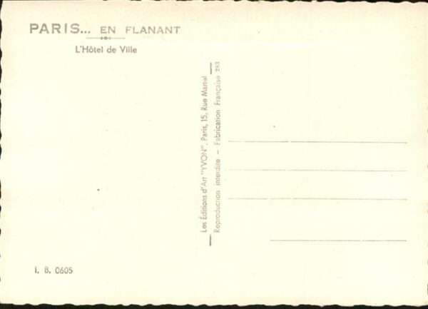 Paris l_Hotel de Ville – Bild 2