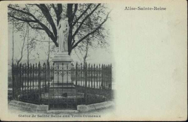 Alise-Sainte-Reine Statue de Sainte Reine aux Trois Ormeau