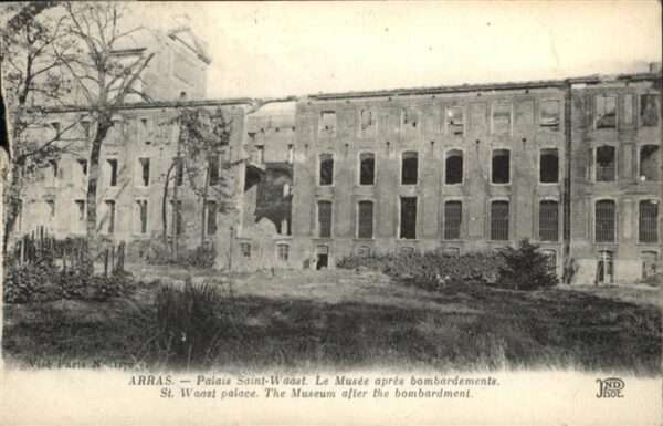 Arras Pas-de-Calais Palais Saint-Waast Le Musee apres bomba