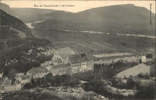 Pierre-Chatel Fort de Pierre-Chatel a vol d_oiseau
