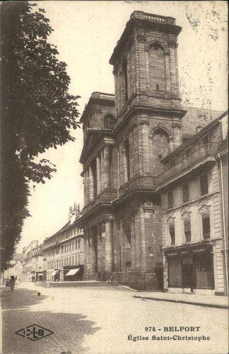 Belfort Alsace Eglise Saint-Christophe