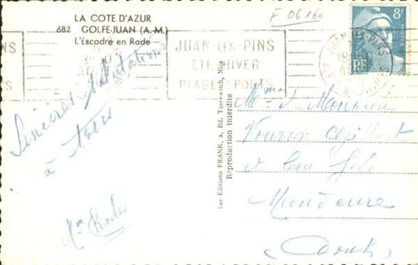 Golfe-Juan Vallauris 06 Alpes-Maritimes L'Escadre en Rade – Bild 2