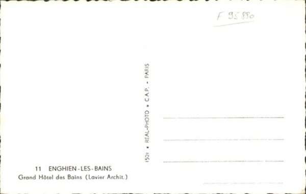 Enghien-les-Bains Grand Hotel des Bains – Bild 2