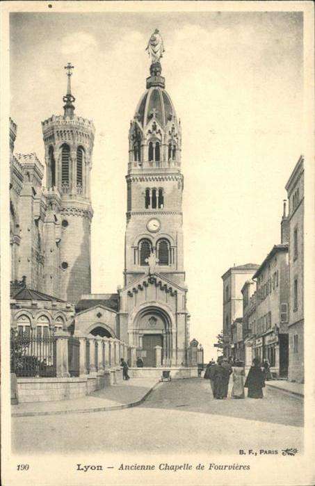 Lyon France Ancienne Chapelle de Fourvieres