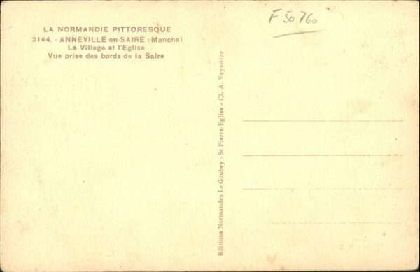 Anneville-en-Saire Le Village et l'Eglise – Bild 2