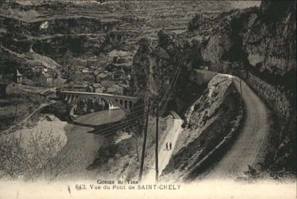 Gorges du Tarn Vue du Pont de Saint-Chely