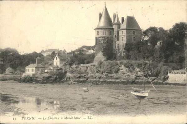 Pornic Le Chateau a Maree basse