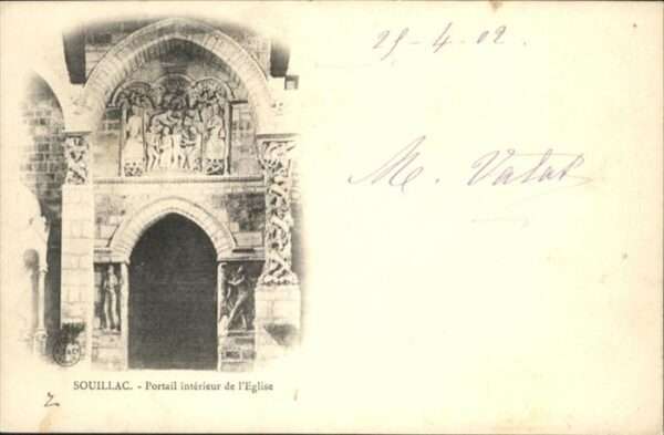Souillac Portail interieur de l'Eglise