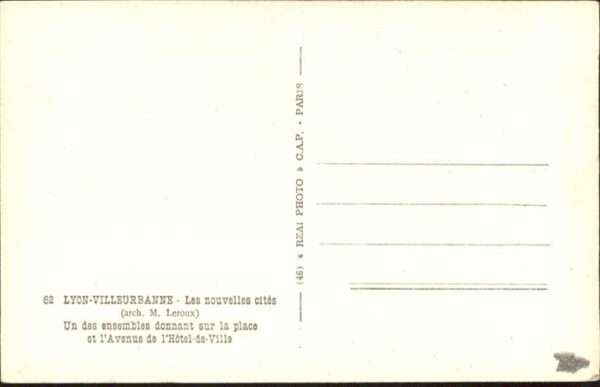 Villeurbanne la Place et l'Avenue de l_Hotel-de-Vill – Bild 2