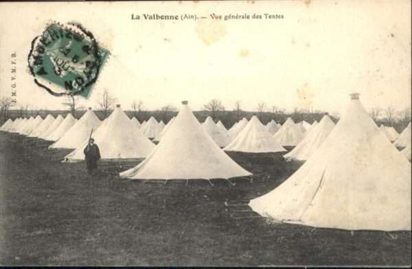 La Valbonne Vue generale des Tentes