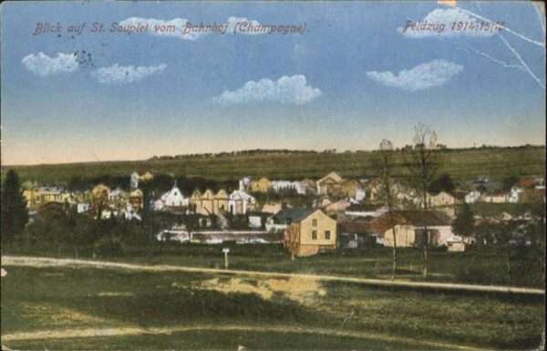 Saint-Souplet Feldzug 1914/15/16