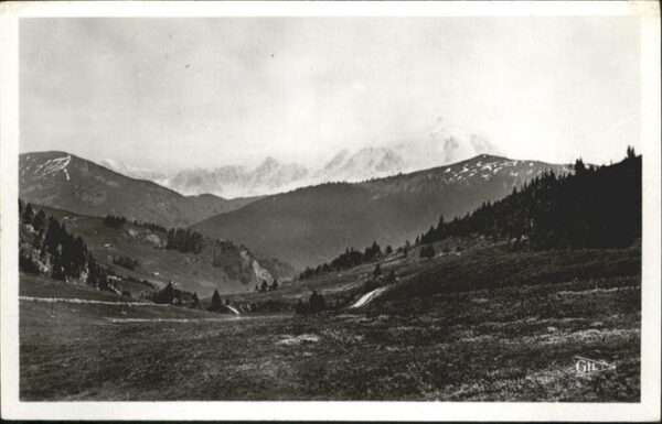 Aravis Le Col des Aravis Mont Blanc