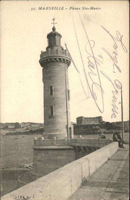 Marseille Bouches-du-Rhone Phare Ste. Marie
