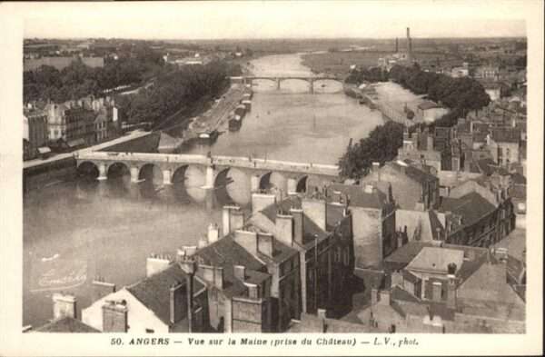 Angers Vue sur la Maine