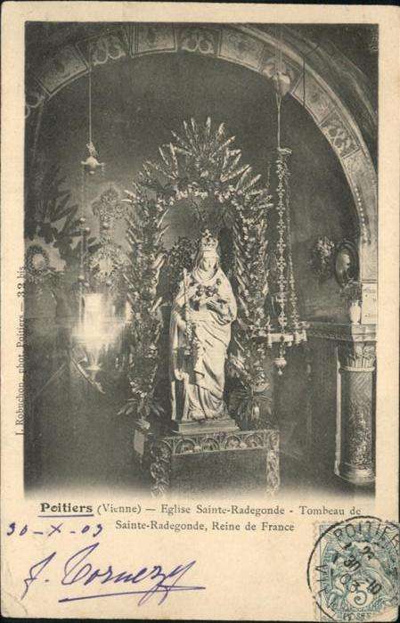 Poitiers 86 Eglise Sainte-Radegonde