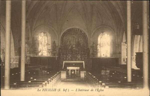 La Feuillie Seine-Maritime L'Interieur de l'Eglise