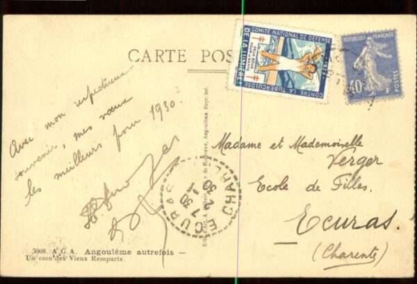 Angouleme Un coin des Vieux Remparts – Bild 2