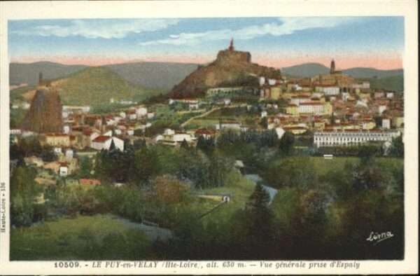 Le Puy-en-Velay Vue generale prise d_Espaly