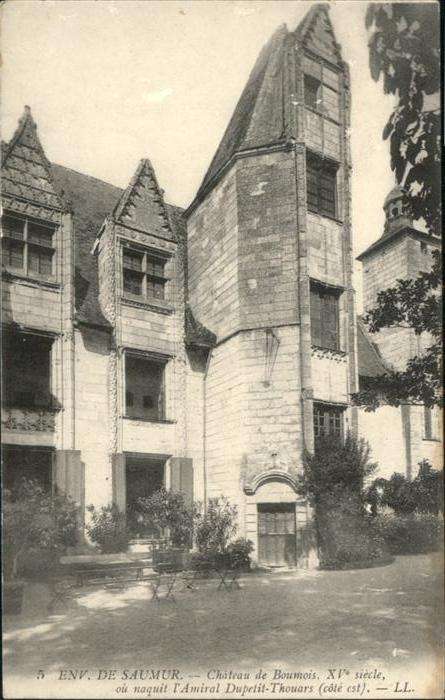 Saumur Chateau de Boumois XV siecle