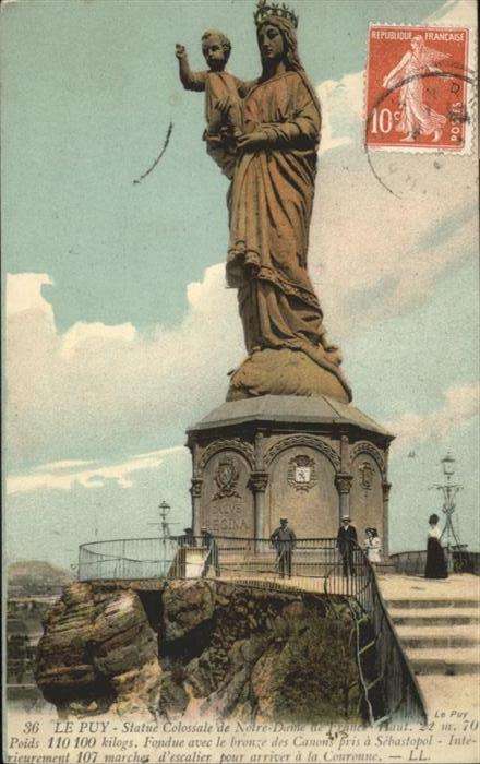 Le Puy-en-Velay Statue Colossale de Notre-Dame