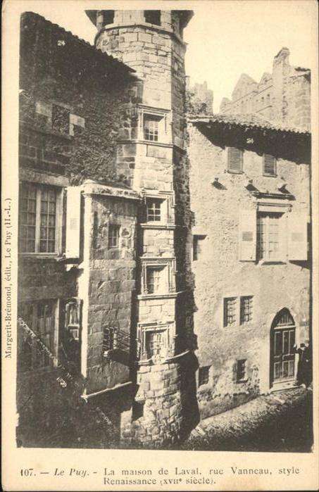 Le Puy-en-Velay La maison de Laval Rue Vanncau