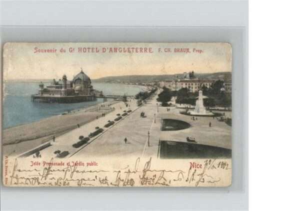 Nice Alpes Maritimes Jetee Promenade et Jardin public