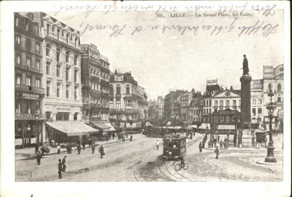 Lille Nord La Grands Place les Cafes