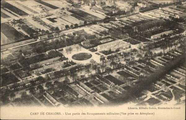 Chalons Baraquements militaires vue prise en Ae