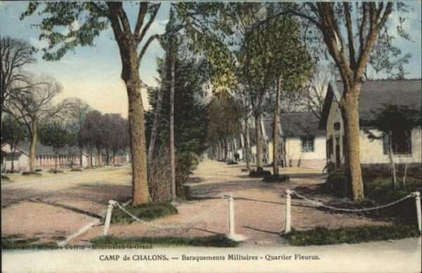 Chalons Baraquements Militaires Quartier Fleuru