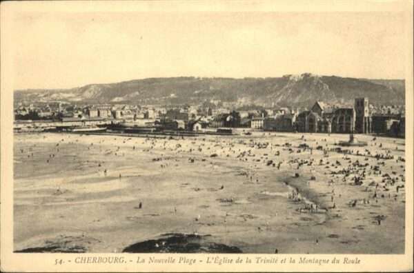 Cherbourg La Nouvelle Plage Eglise de la Trinite