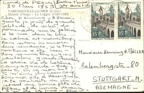Varengeville-sur-Mer Manoir d_Ango la Loggia – Bild 2