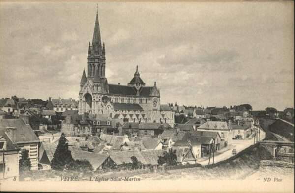 Vitre d Ille-et-Vilaine Eglise Saint-Martin