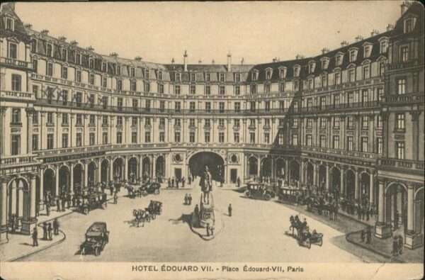 Paris Hotel Edouard VII Place Edouard