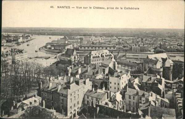 Nantes Loire Atlantique Vue sur le Chateau