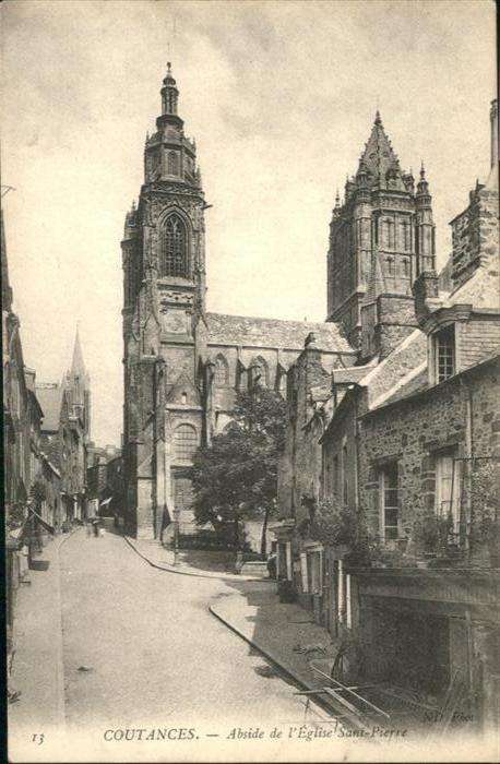 Coutances Abside de l'Eglise Saint-Pierre