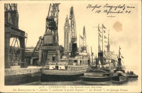 Cherbourg la Nouvelle Gare Maritime Abeilles Le B