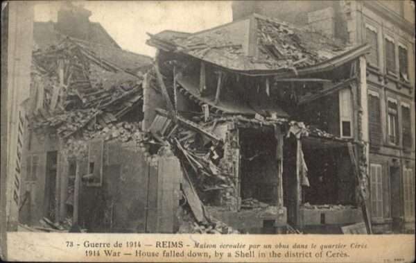 Reims Champagne Ardenne Guerre de 1914
