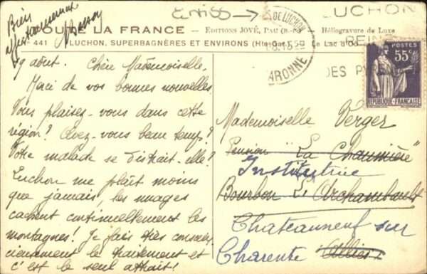 Luchon Haute-Garonne [Stempelabschlag] – Bild 2