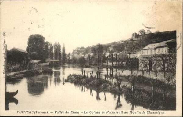 Poitiers 86 Vallee Clain Coteau Rochereuil Moulin d